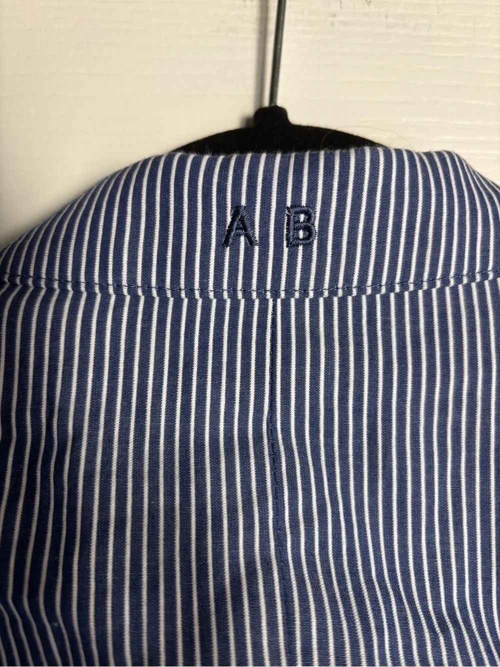 Scotch & Soda Boy blazer jacket size 10 140 blue white stripe cotton classic